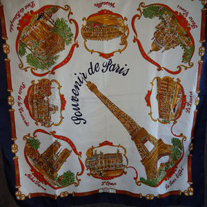 Womens Tourist Scarf Roger L Paris 30" Square